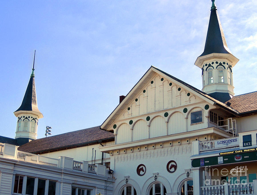 Twin Spires Churchill Downs Photograph by CAC Graphics