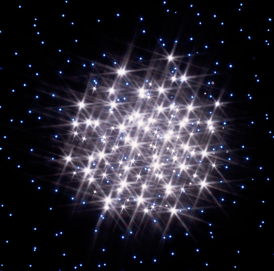 Twinkling Cluster Of Lights, Digitally Photograph by Arthur S. Aubry