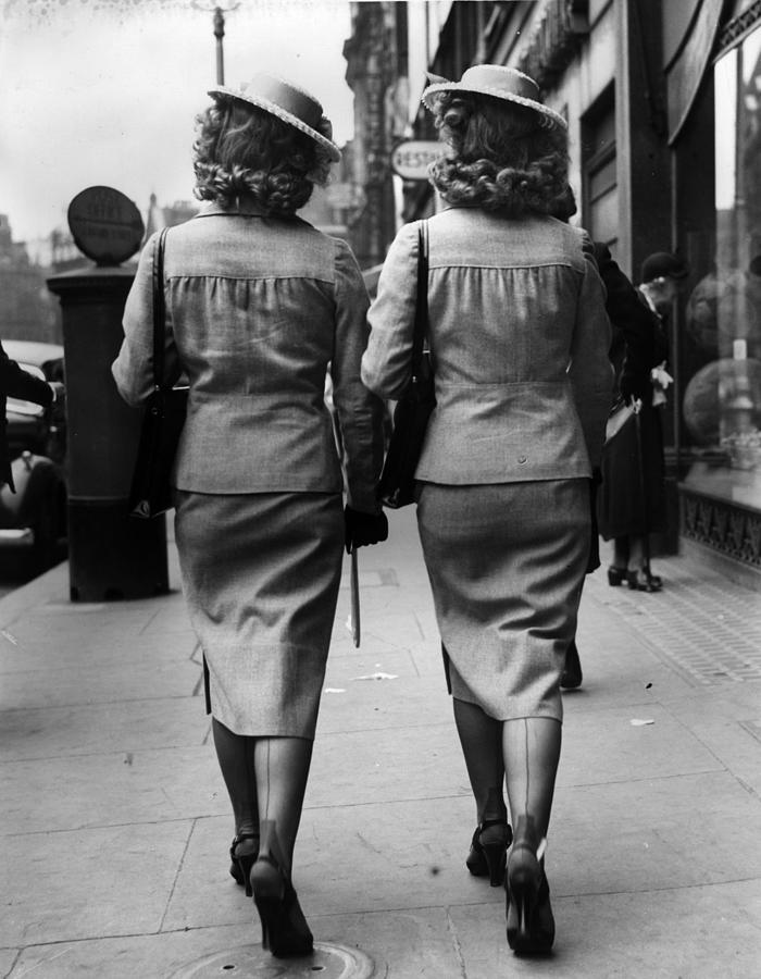 Twins From Behind Photograph by A. J. Obrien