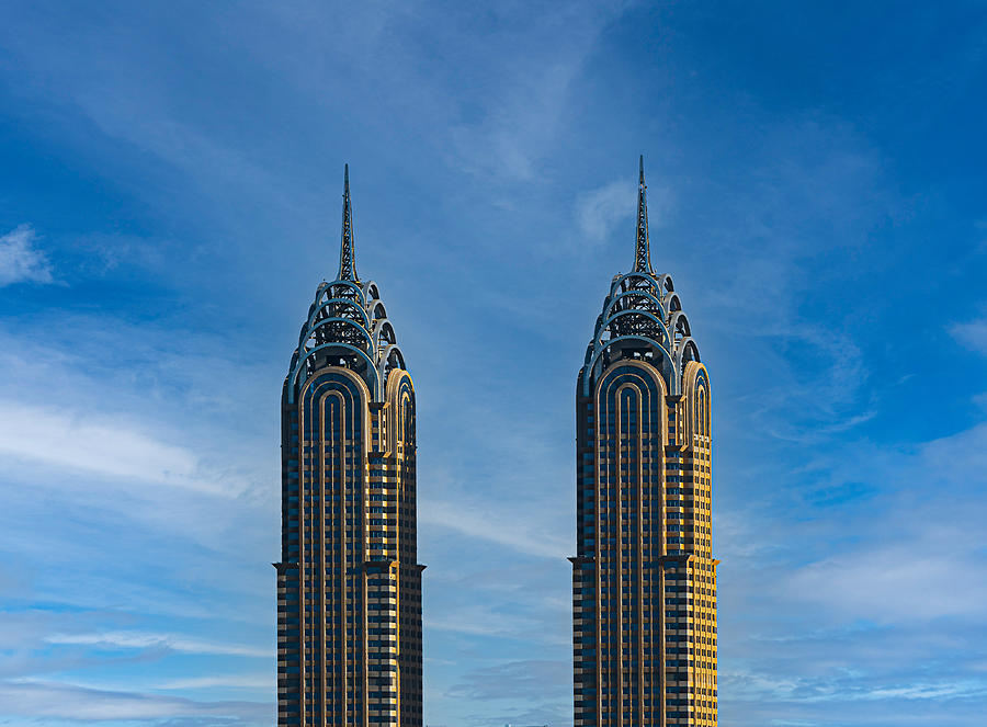 Architecture Photograph - Twins by Hasan Dimdik