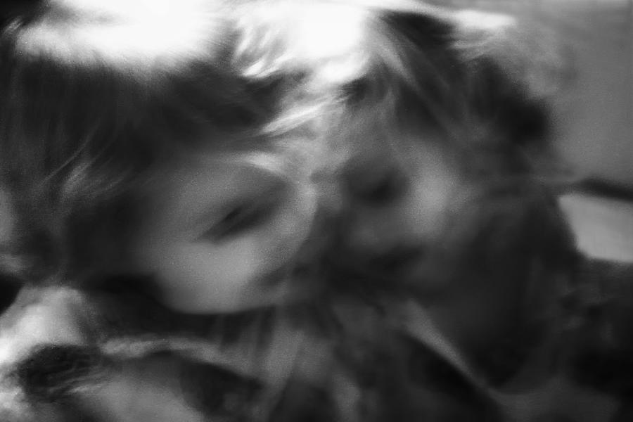 Twins Photograph - Twins Sharing Sorrow by Yvette Depaepe