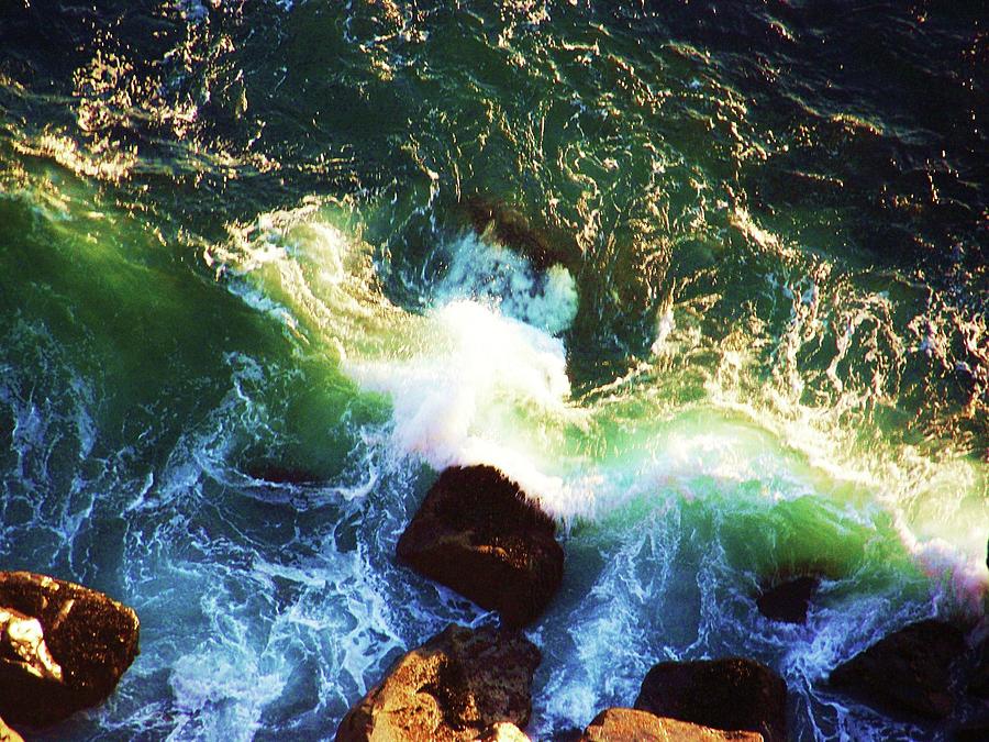 Twirling Sea Photograph by Julie Rauscher