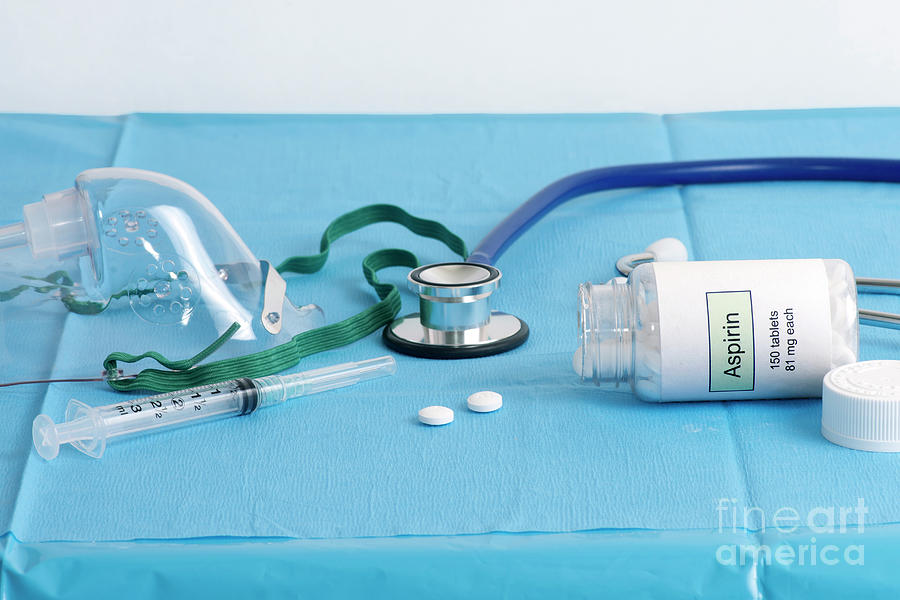 Two Aspirin After Heart Attack Photograph by Sherry Yates Young/science