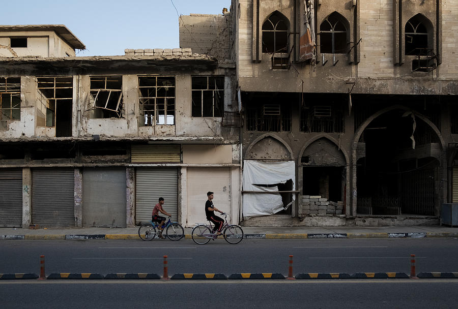 Mosul Photograph - Two Bikers by Alibaroodi
