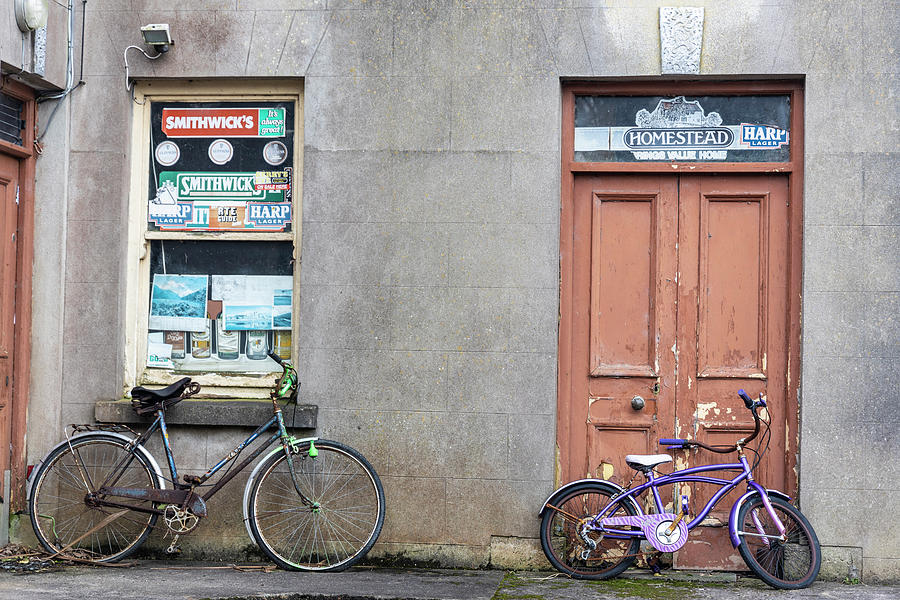 Two Bikes in Ireland  Photograph by John McGraw