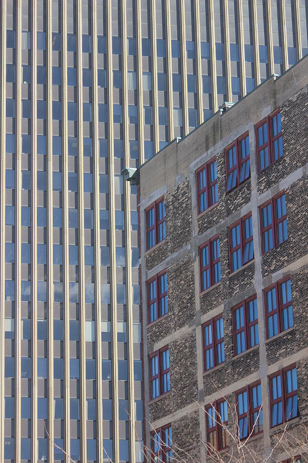 Milwaukee Photograph - Two Buildings, Downtown Milwaukee by Callen Harty Milwaukee Photograph - Two Buildings, Downtown Milwaukee by Callen Harty