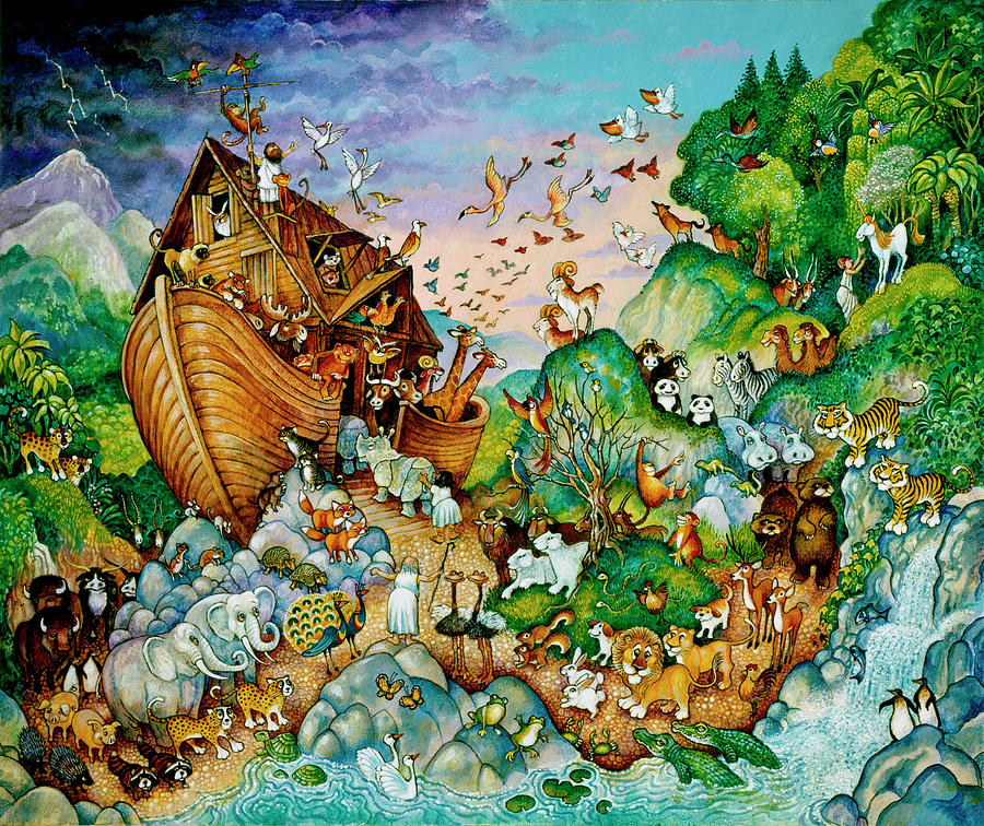 廃盤品 ジグソーパズル　NOAH’S ARK BILL BELL ノアズアーク Noah's Ark (artist Bill Bell) - Falcon - 850 piece : r/Jigsawpuzzles