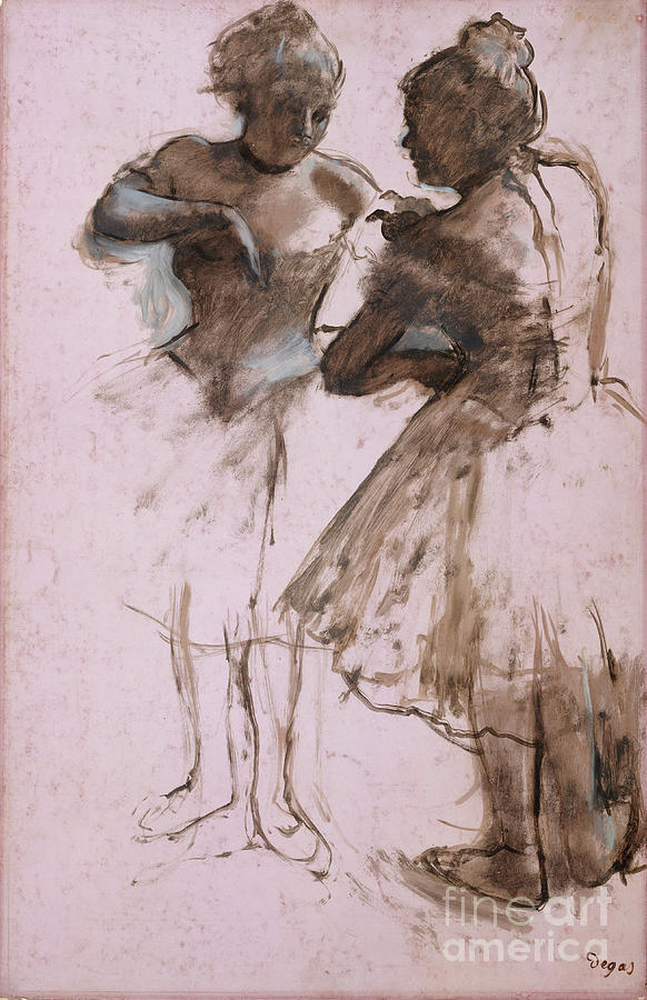 Two Dancers Drawing by Heritage Images
