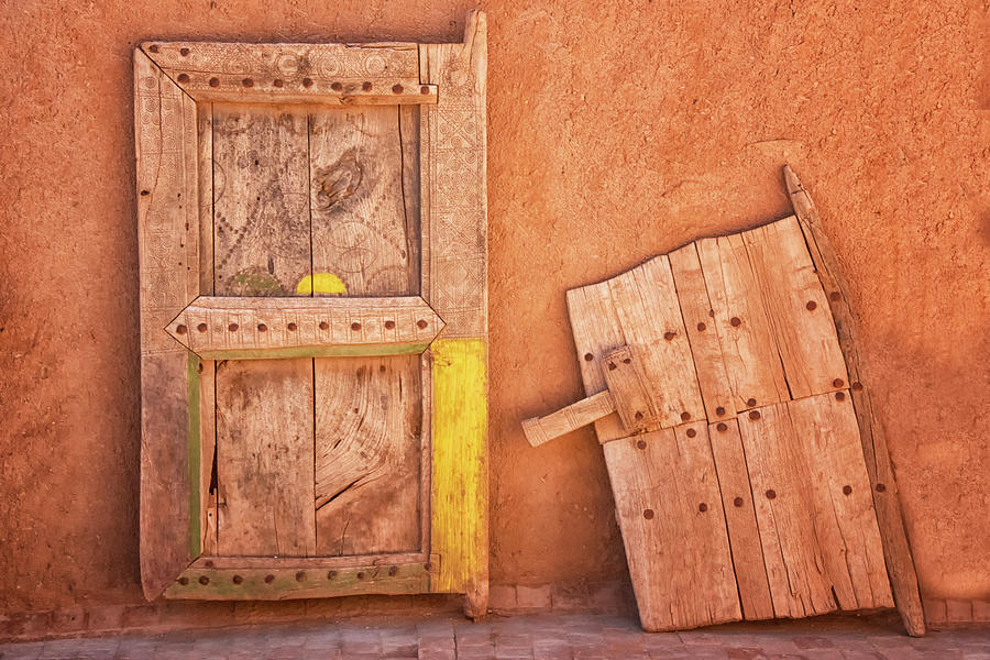Two Doors in Khorbat Photograph by Jessica Levant