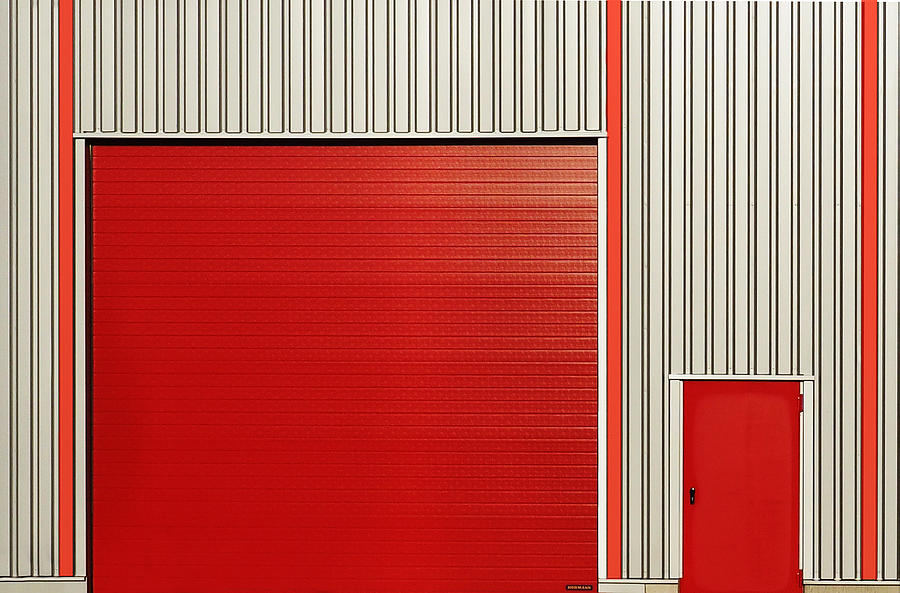 Architecture Photograph - Two Doors by Jutta Kerber