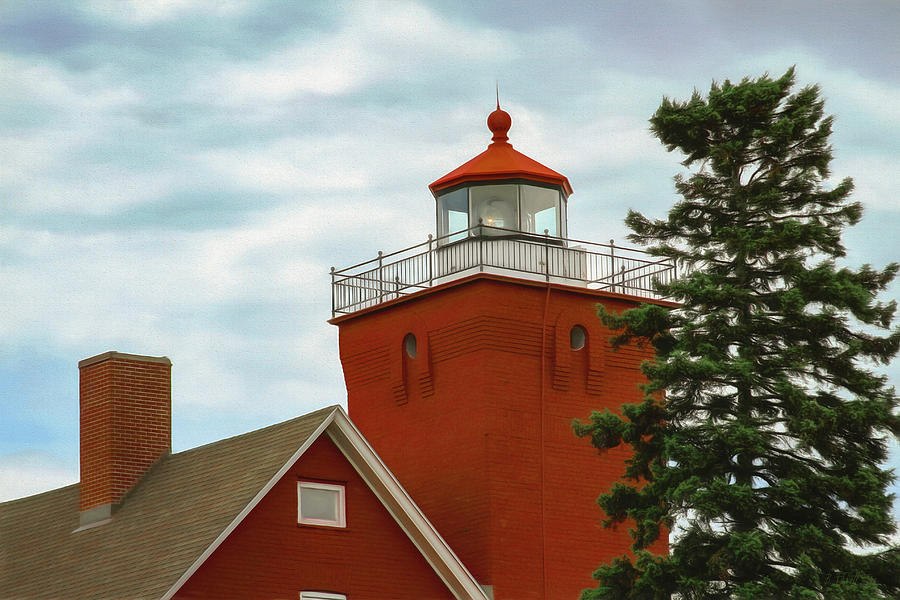 Two Harbors Lighthouse Photograph by Bonnie Follett