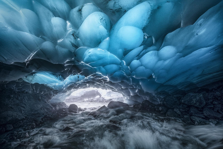 Two Ice Caves Photograph by James S. Chia