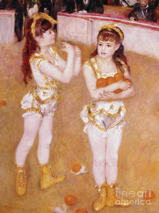 Two Little Circus Girls By Pierre Photograph by Bettmann