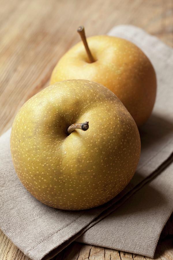 Two Nashi Pears Photograph by Hilde Mche