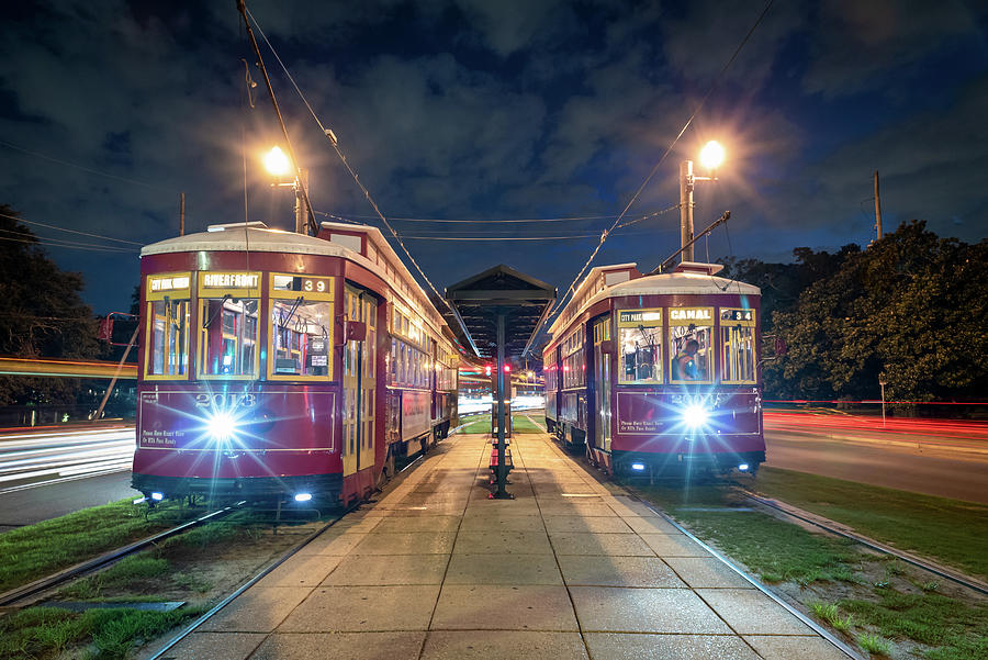 Two New Orleans Street Cars Photograph By Chase This Light Photography