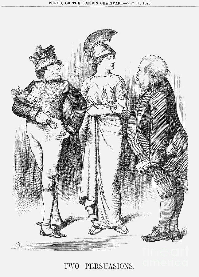 Two Persuasions, 1878. Artist Joseph Drawing by Print Collector