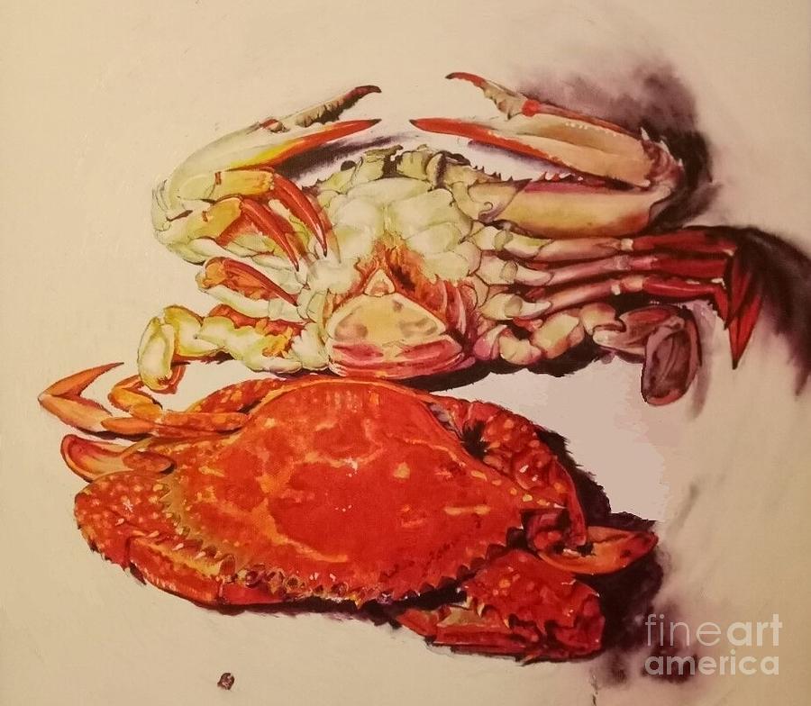 two red crabs by Sandra Phryce-Jones two red crabs by Sandra Phryce-Jones