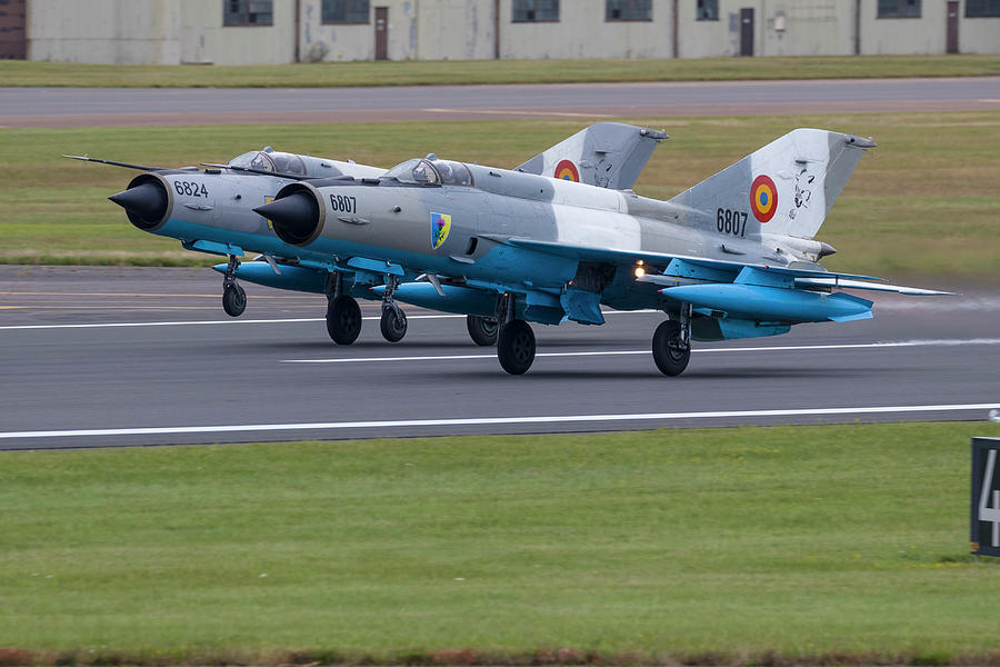 Two Romanian Air Force Mig-21 Lancers Photograph by Rob Edgcumbe