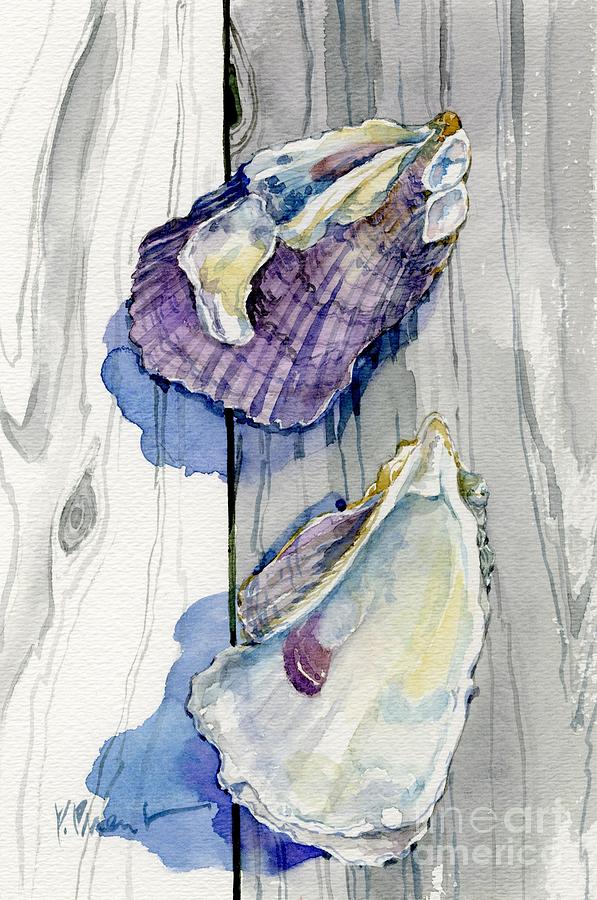 Two Shells on Deck Painting by Paul Brent - Fine Art America