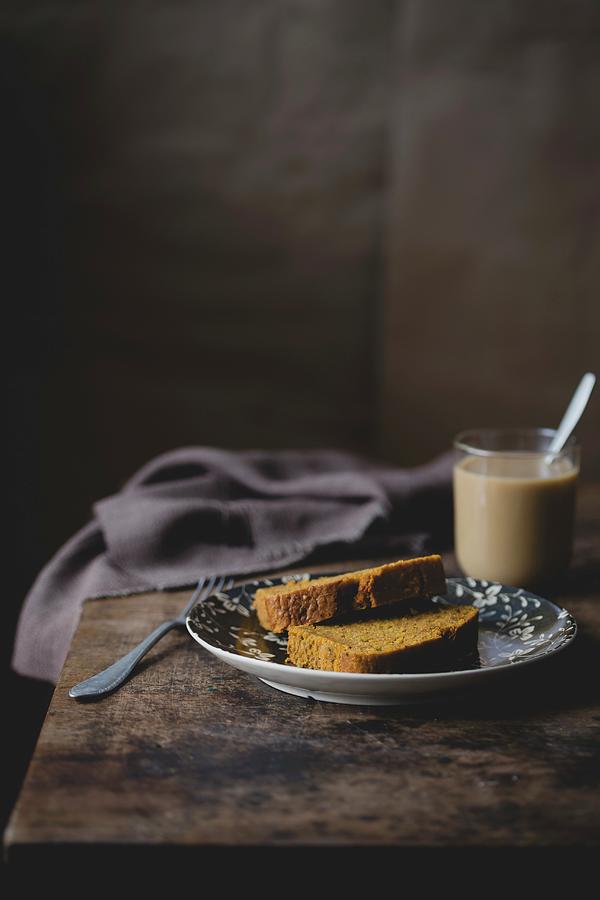 Two Slices Of Carrot Cake On A Plate Photograph by Malgorzata Laniak