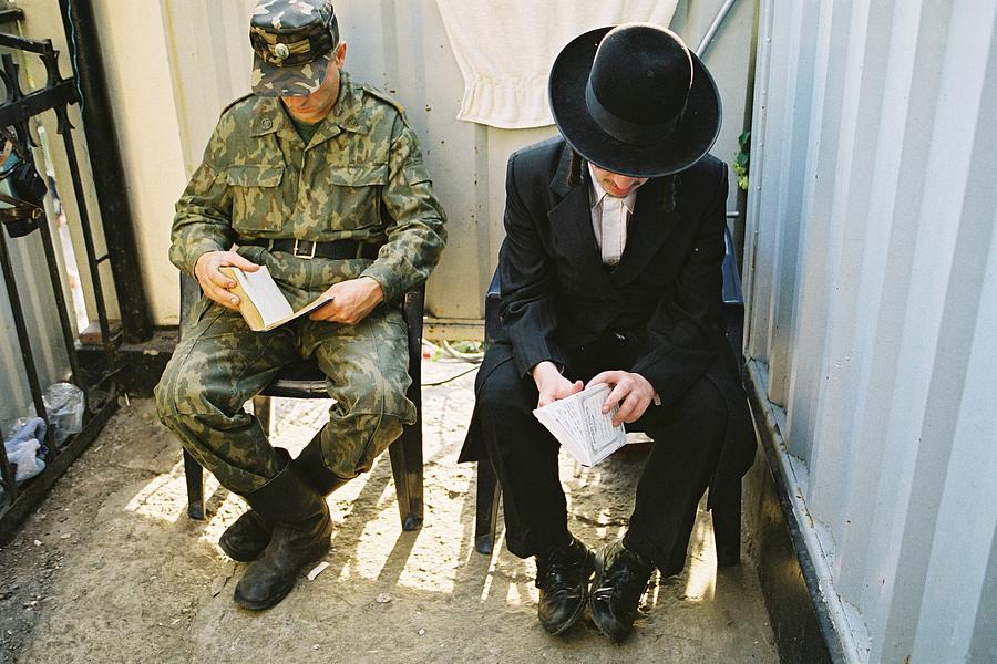 Two soldiers Photograph by Alon Mandel