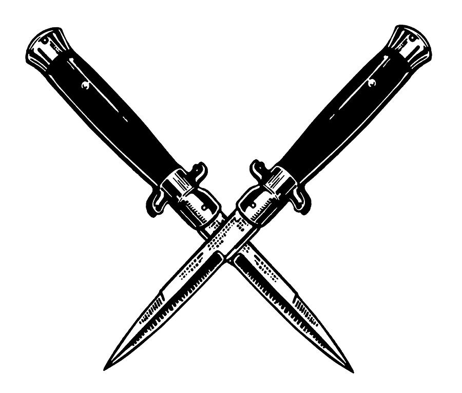 Two Swords Crossed Drawing by CSA Images - Fine Art America