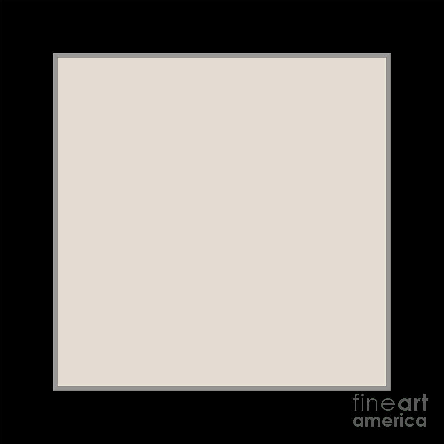 Two Tone Blank and Tan for Home Decor Digital Art by Delynn Addams