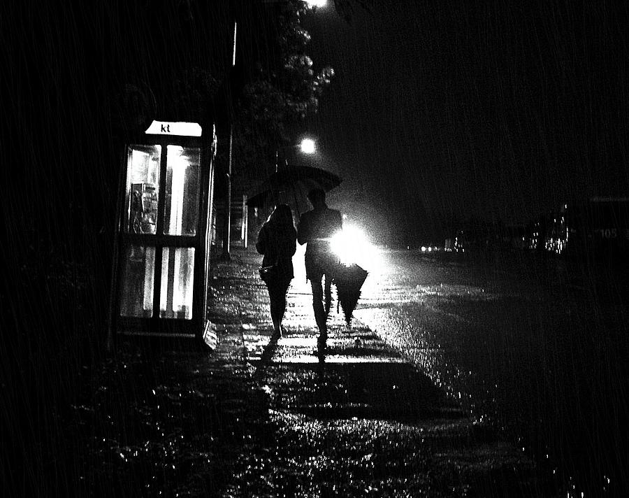 Abstract Photograph - Two Umbrella by Mono Radio