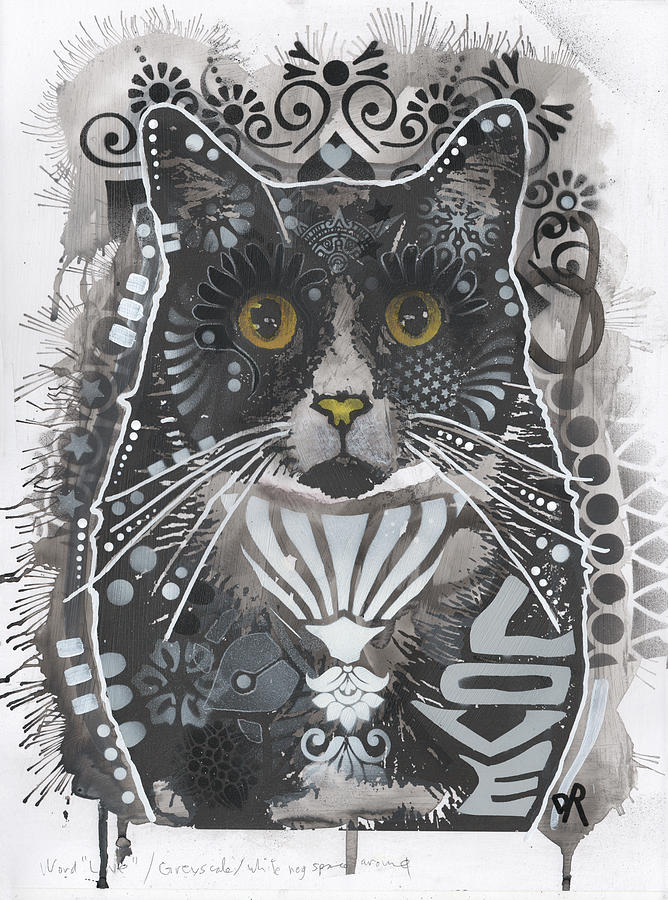 Animal Mixed Media - Ty by Dean Russo