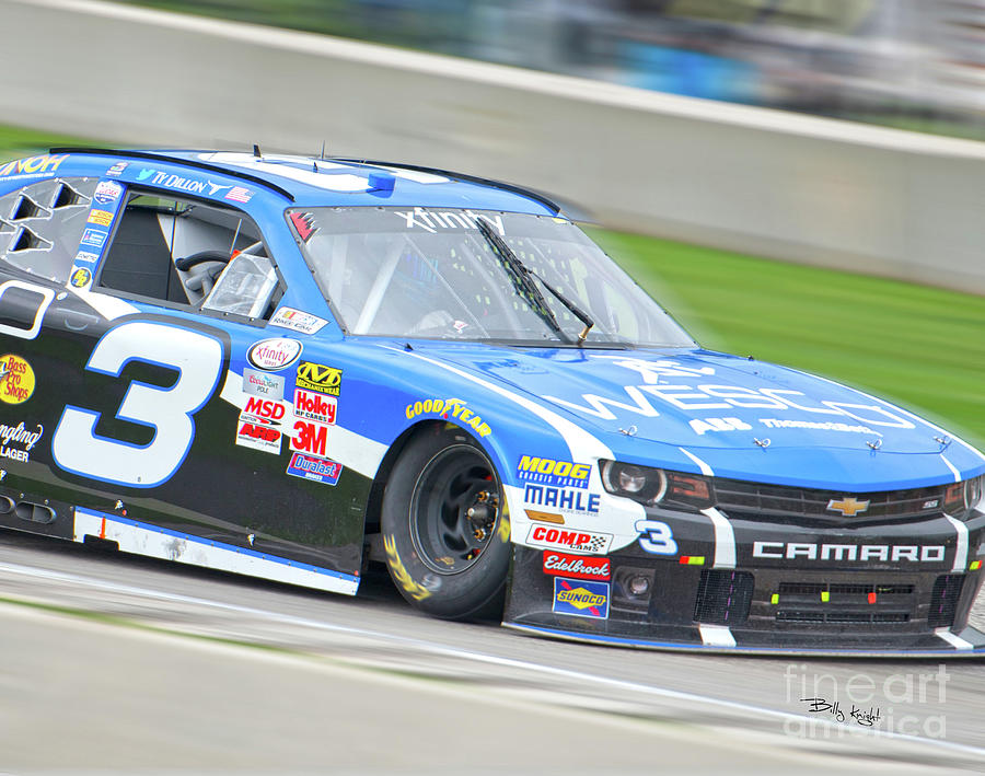 Ty Dillon at Road America Photograph by Billy Knight