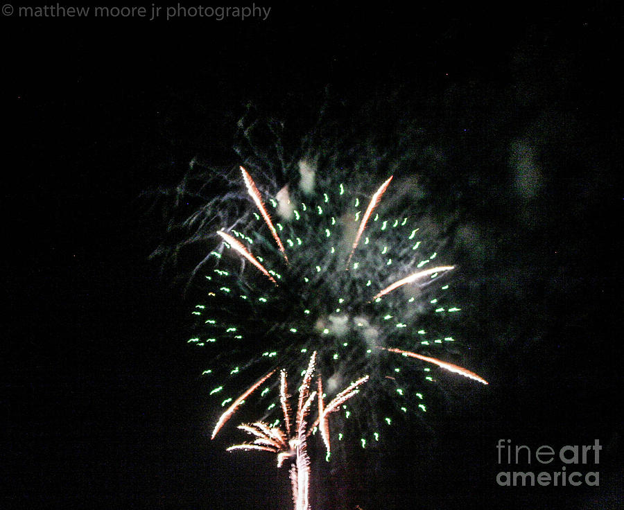 Tybee Island Fireworks 4 Photograph by Matthew Moore Jr Fine Art America