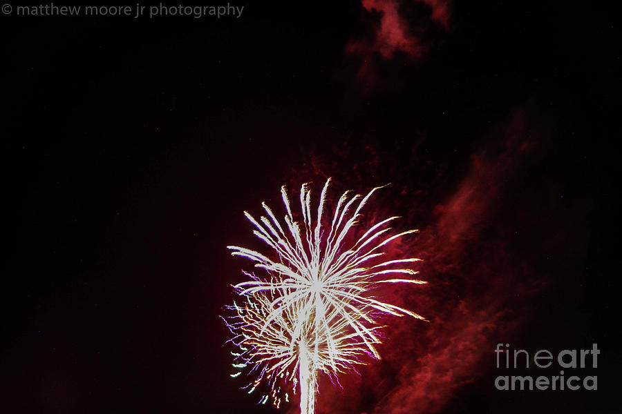 Tybee Island Fireworks 6 Photograph by Matthew Moore Jr Fine Art America