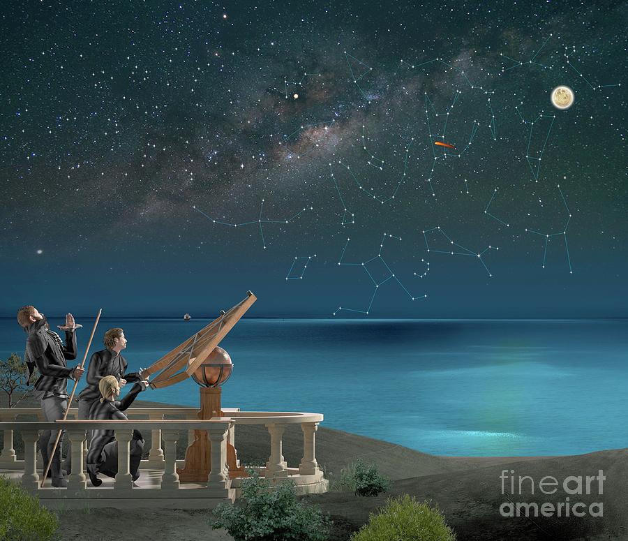 Tycho At His Observatory Of Photograph by Claus Lunau