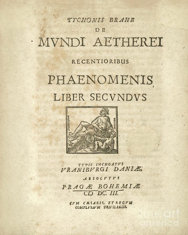 Tycho Brahe S De Mundi Aetherei Recentioribus Phaenomenis Photograph by Library Of Congress/science Photo Library