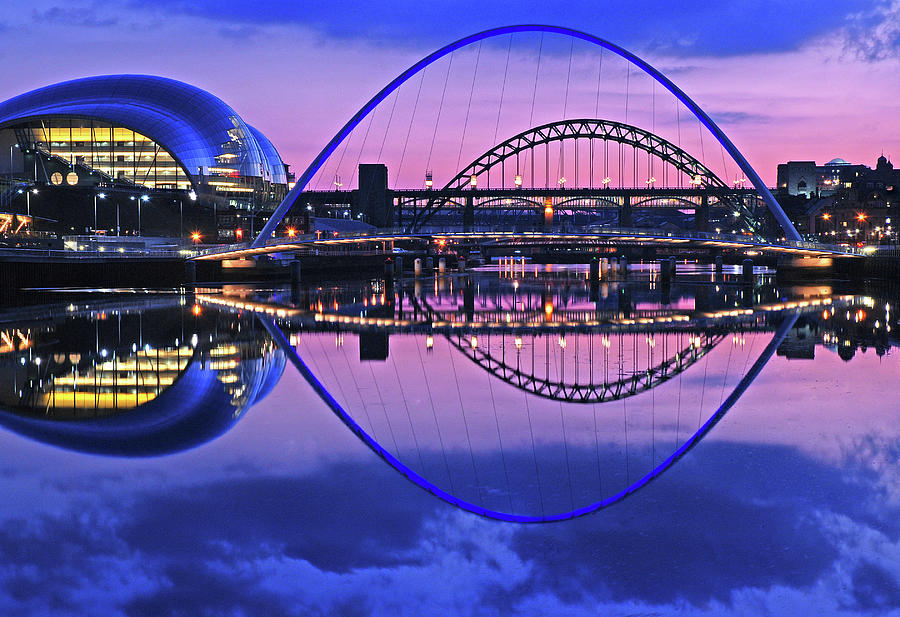 Tyne Blue Photograph by D W Horner Tyne Blue Photograph by D W Horner
