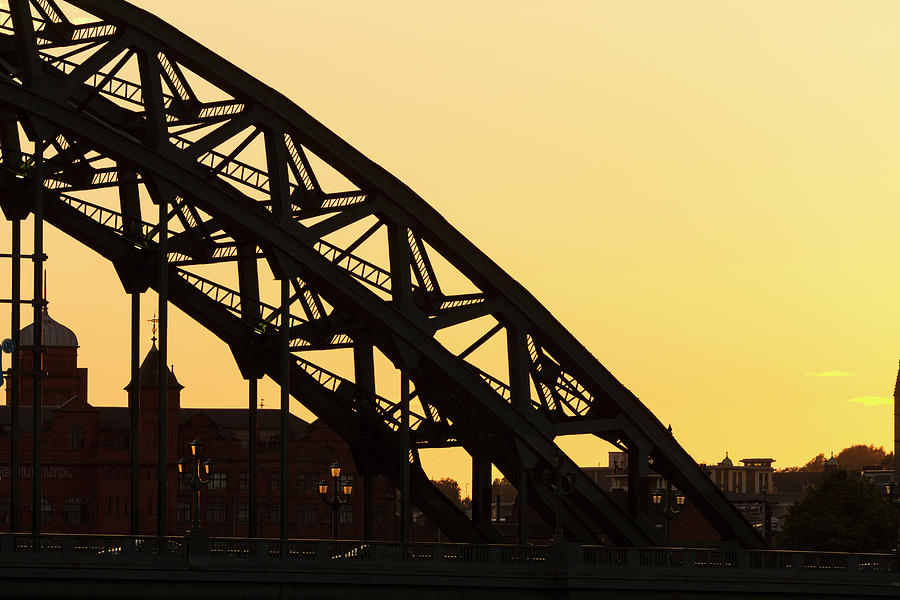 Tyne Bridge At Sunset, Newcastle Photograph by P A Thompson