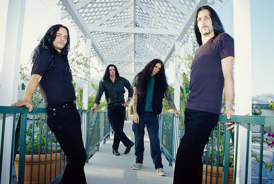 Type O Negative Poses For A Portrait Photograph by Jim Steinfeldt