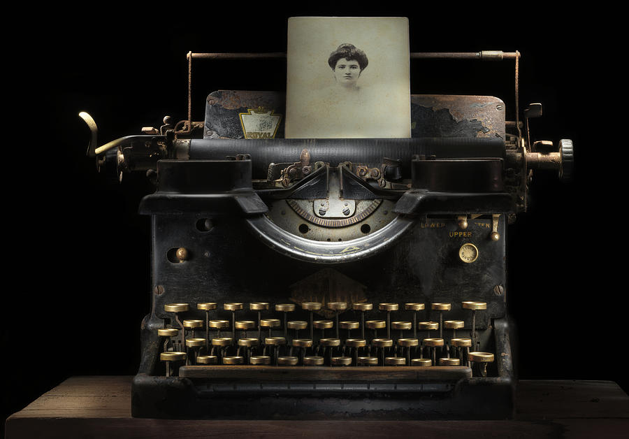 Typewriter Photograph - Typewriter by Chechi Peinado