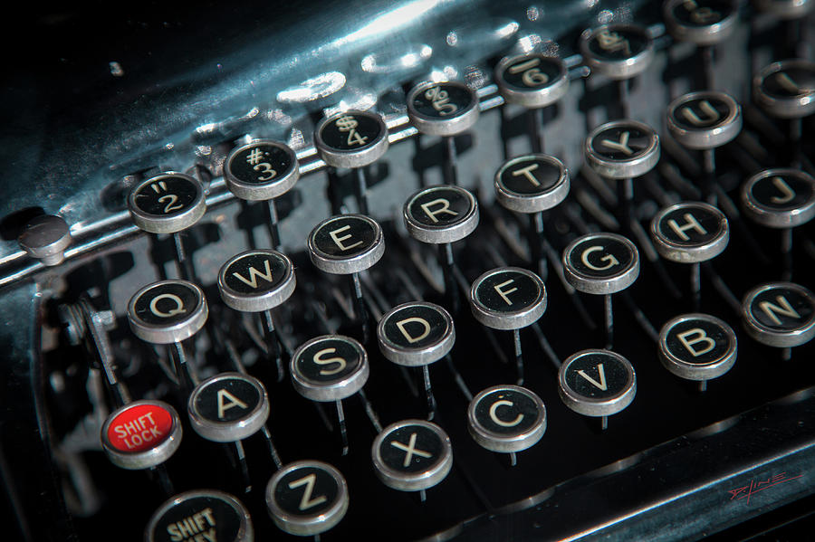 Typewriter Photograph by Dennis Line | Fine Art America