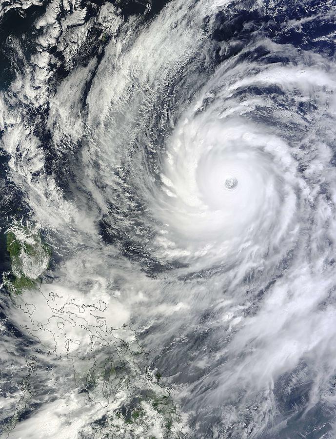 Typhoon Vongfong Painting by Celestial Images