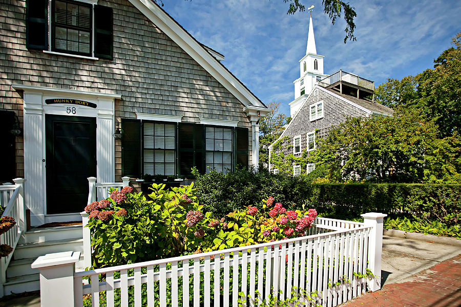 Typical Architecture, Nantucket, Ma Digital Art by Claudia Uripos