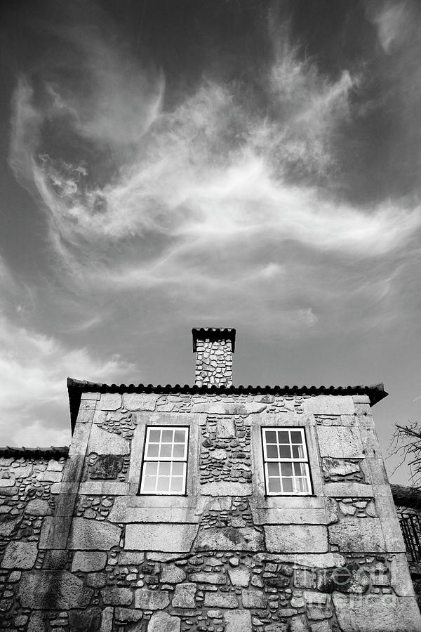 Typical Granite House Northern Portugal Photograph by James Brunker