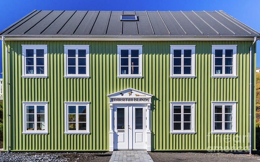 Typical Icelandic building Photograph by Lyl Dil Creations