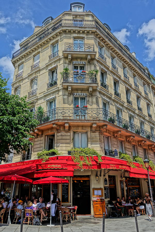 Typical Parisian Cafe Photograph by Patricia Caron