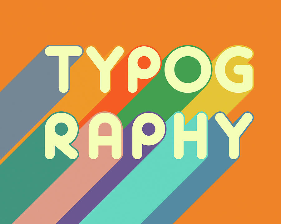 Typography Digital Art - Typography 2 by Jazzberry Blue