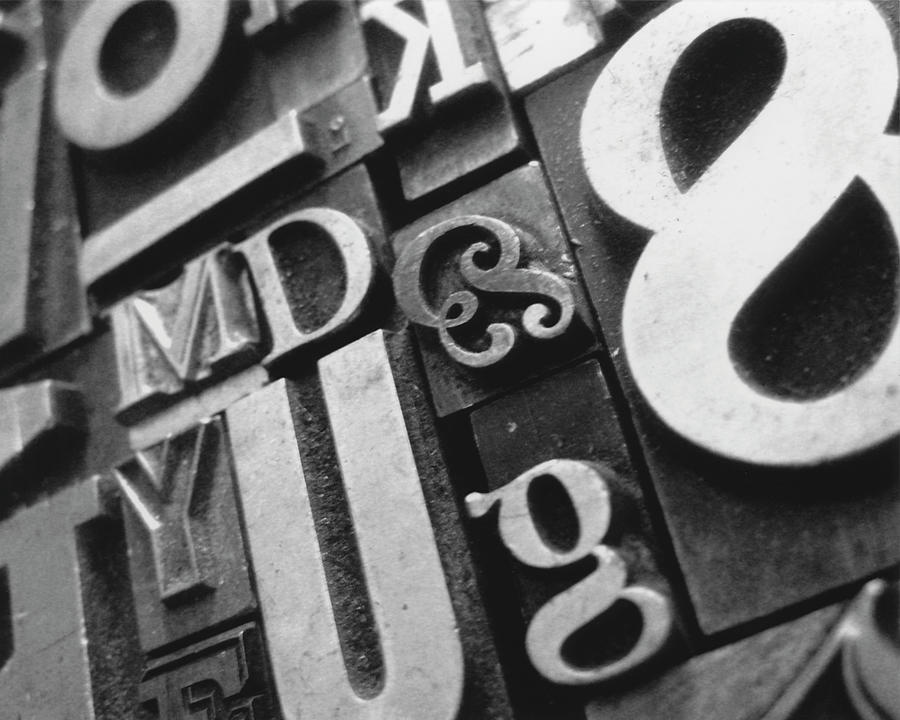 Typography Photograph - Typography Photography 9 by Holli Conger