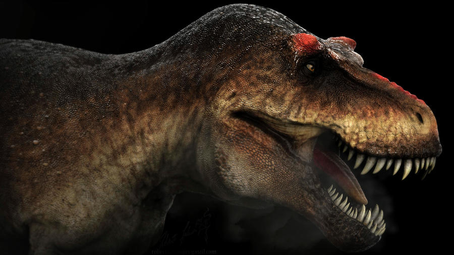 T Rex Head Profile