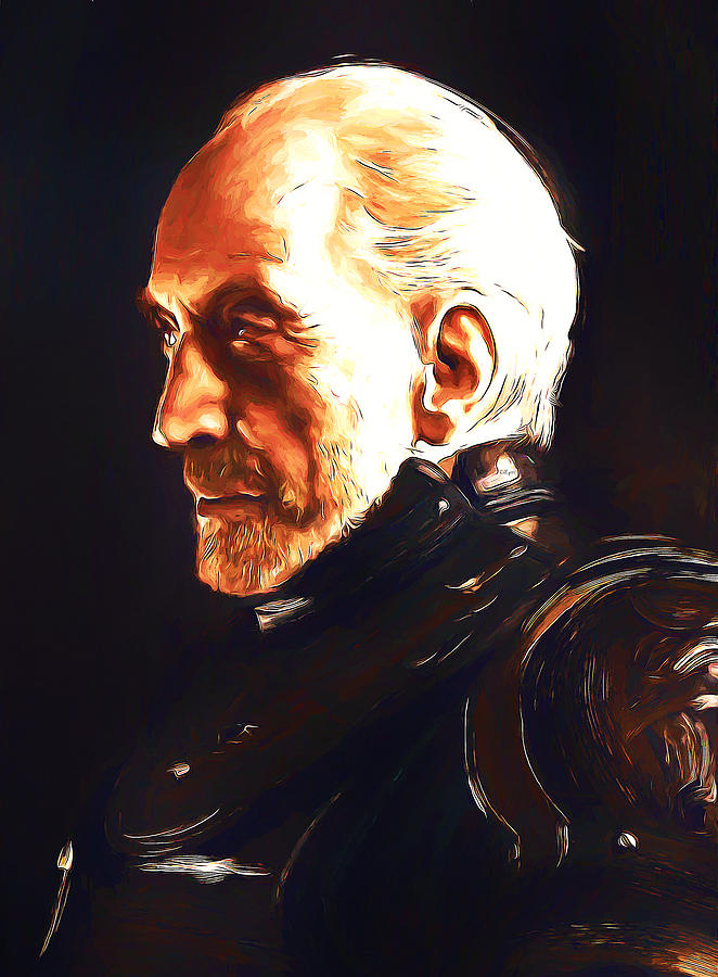 Tywin Lannister - game of thrones Painting by Nenad Vasic