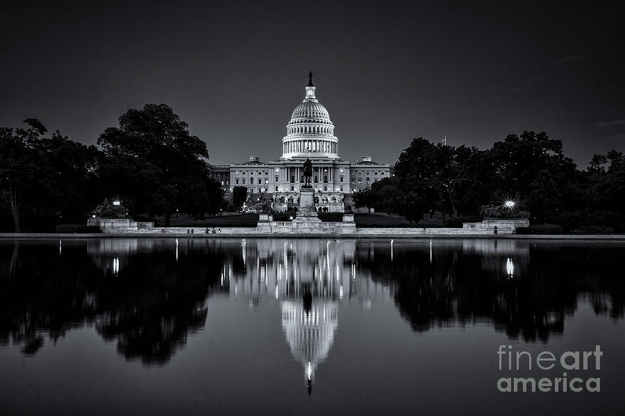 U. S. Capitol, Washington, D. C., Usa Photograph by Tvitter