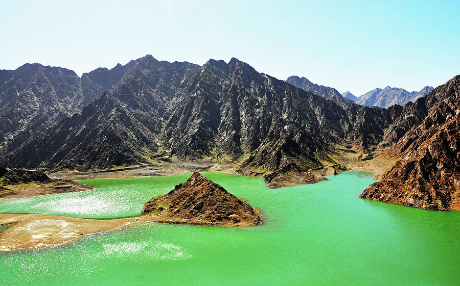 Uaelandscape Hatta Dam Photograph by By Isabel Mendes